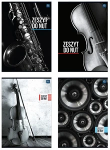 Zeszyt do nut A4 16k UV PION 7164 INTERDRUK