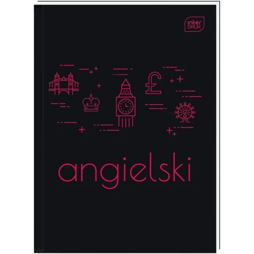 Brulion A5 80k kratka 70g Język Angielski INTERDRUK