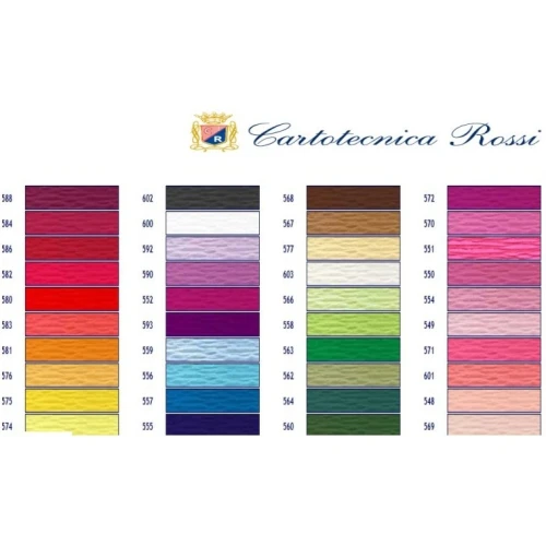 Bibuła karbowana, włoska gruba 180g ciemnobrązowa 568 Cartotecnica Rossi