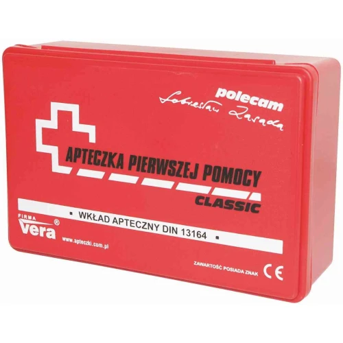Apteczka pierwszej pomocy VERA DIN13164 w pudełku