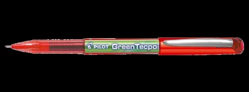 Cienkopis kulkowy GREENTECPOINT BG czerwony BX-GR5-R-BG PILOT