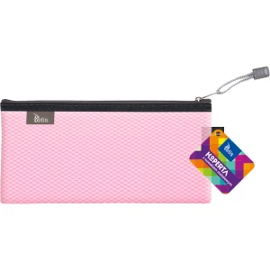 Koperta 24x12cm z suwakiem metalowym TETIS BT609-R różowa