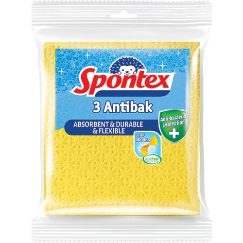 Ścierka gąbczasta ANTITABAK SPONTEX (3 sztuki) 97042487