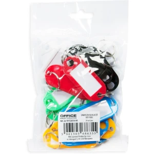 Zawieszka do kluczy mix kolorów (20szt.) 50x20mm 19112019-99 OFFICE PRODUCTS