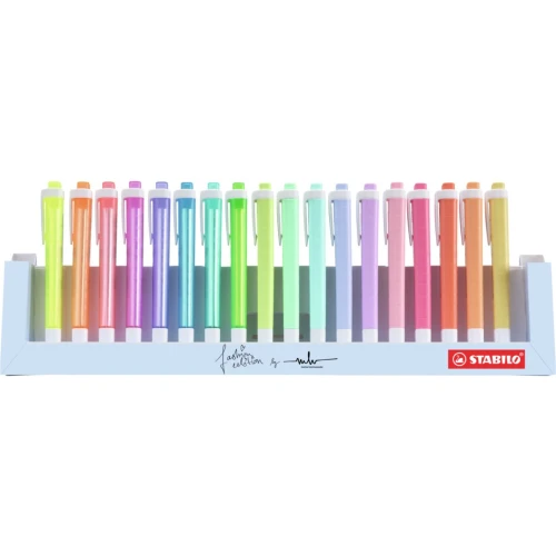 Zakreślacz STABILO SWING COOL pastel 18szt. podstawka na biurko 275/18-02