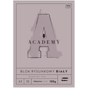 Blok rysunkowy A3 20 100g ACADEMY