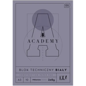 Blok techniczny A3 10 240g ACADEMY