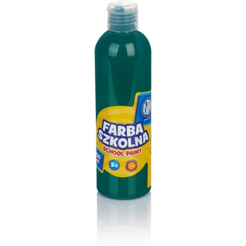 Farba szkolna Astra 250 ml - zielona ciemna 301217015 ASTRA