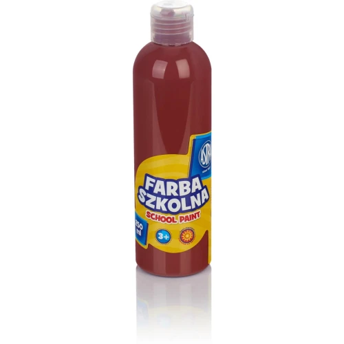 Farba szkolna Astra 250 ml - brązowa 301217019 ASTRA