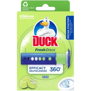 Żelowy krążek do WC z dozownikiem 36ml DUCK Lime Burst