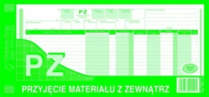 362-2 PZ Przyjęcie materiałowe 1/3 A3 Michalczyk i Prokop