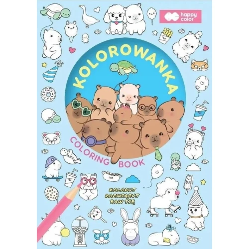 Kolorowanka Kapibara Kapi Fun 90g/m2 A5 16str. HA 4720 1520-KF02 HAPPY COLOR