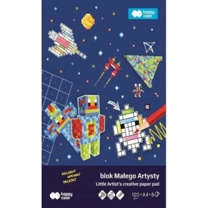 Blok kolorowanka Małego Artysty A4 Pixi Planet 120g/m2 8ark. HA 3812 2030-MAPP HAPPY COLOR