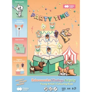 Blok kolorowanka Małego Artysty A4 Corgi Team 120g/m2 8ark. HA 4721 2030-CT01 HAPPY COLOR
