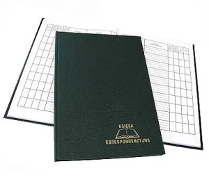 Książka korespondencyjna A4 192k zielona 229-013 WARTA