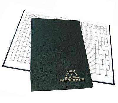 Książka korespondencyjna A4 192k zielona 229-013 WARTA