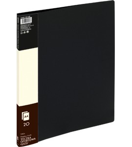 Teczka ofertowa 9002A czarna 20 koszulek 120-1208 GRAND