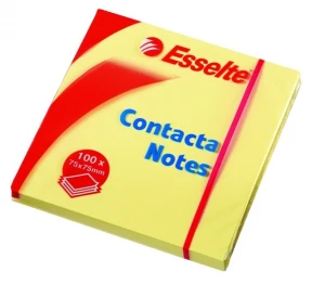 Bloczek samoprzylepny 75x75mm 100k żółty ESSELTE 83003