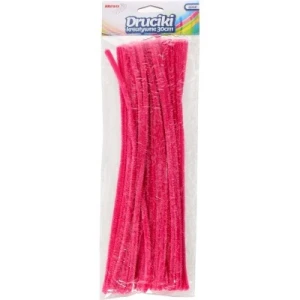 Druciki kreatywne dr19 różowe 30cm (40) BREWIS