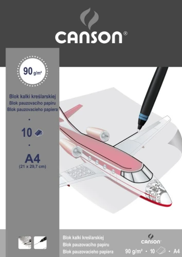 Kalka kreślarska A3 90g 10ark. 200005505 CANSON