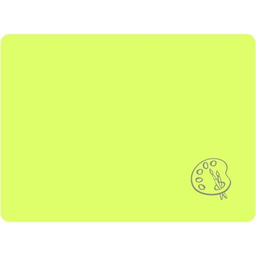 Podkładka na biurko do prac plastycznych 28x38cm A4 neonowy żółty PS-NEON-A4-02 BIURFOL