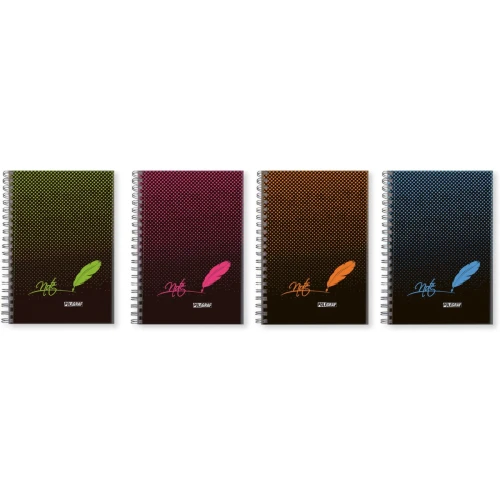 Kołonotatnik A4 80k kratka 90g. NOTE twarda oprawa POLIGRAF