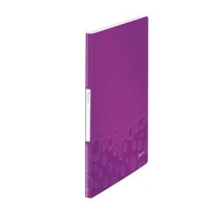 Album ofertowy 20kieszeni LEITZ WOW fioletowy 46310062