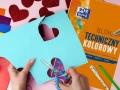 Blok techniczny szkolny A4 kolorowy 10 kartek 225g 400093230 OXFORD