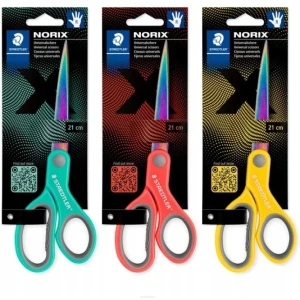Nożyczki NORIX 21cm kolorowe ostrze, blister S 965 21X BK STAEDTLER