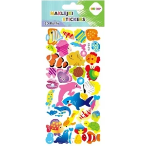 Naklejki 3D PUFFY Colorful Fishes 95mm x 220mm HA 4241 9522-KA03 HAPPY COLOR