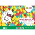Blok z papierem kolorowym błyszczącym A5 10kolorów 80g. HA 3708 1520-A10LU HAPPY COLOR