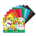 Blok z papierem kolorowym błyszczącym A5 10kolorów 80g. HA 3708 1520-A10LU HAPPY COLOR