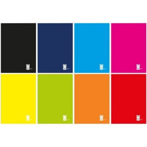 Zeszyt A5 32k kratka UV kolory ONE COLOR
