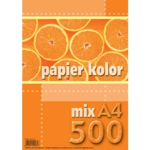 Papier ksero A4 80g KRESKA 500ark mix