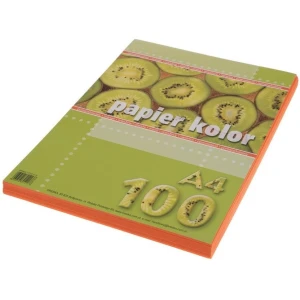 Papier ksero A4 KRESKA pomarańczowy 100ark