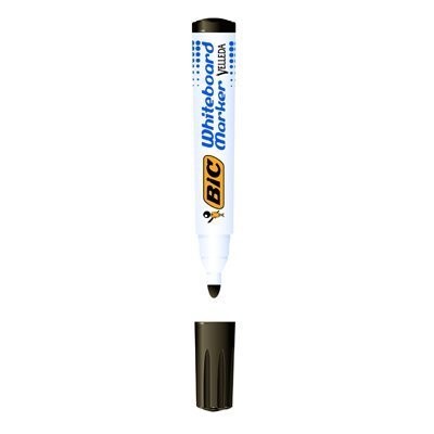 Marker VELLEDA 1701 suchościeralny czarny BIC ECO okrągła końcówka 904937