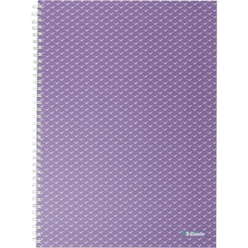Kołonotatnik Colour`Breeze A4 w kratkę lawendowy 628479 ESSELTE