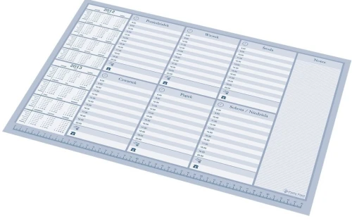 Kalendarz BIUWAR wkład plan tygodnia 470x330mm 0318-0002-99 PANTA PLAST