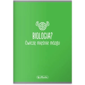 Zeszyt szkolny przedmiotowy A5 60 kartek w kratkę 70g BIOLOGIA 400197997 HERLITZ