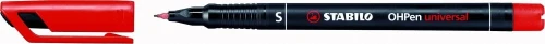 Foliopis STABILO OHPen S niezmywalny 0.4mm czerwony 841/40