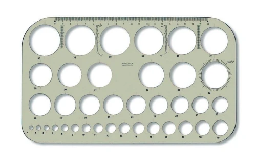 Szablon kołowy wewnętrzny Z-37 165X282 749161 KOH-I-NOOR