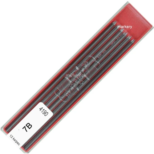 Grafity do ołówków mechanicznych 7B 2mm (12szt.) 4190 KOH-I-NOOR