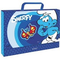 Teczka z rączką A4 9cm DINO GLOW 559319 STARPAK