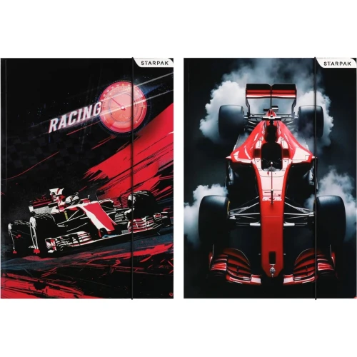Teczka z gumką A4 RACING mix 583302 STARPAK