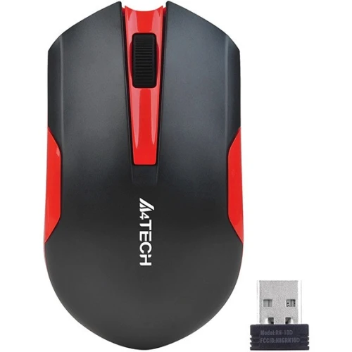Mysz bezprzewodowa A4TECH V-TRACK G3-200N -1 czarno-czerwona A4TMYS46038