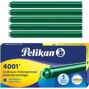 Naboje długie zielone (5szt.) 300004043 PELIKAN