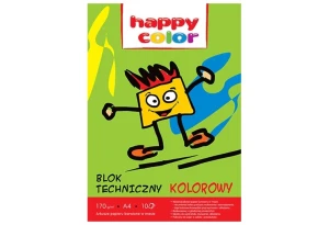 Blok techniczny kolor A4 170g 3550 2030-09 HAPPY COLOR