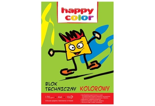 Blok techniczny kolor A4 170g 3550 2030-09 HAPPY COLOR