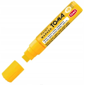 Marker olejowy JUMBO żółty 15x8mm TO-443 TOMA