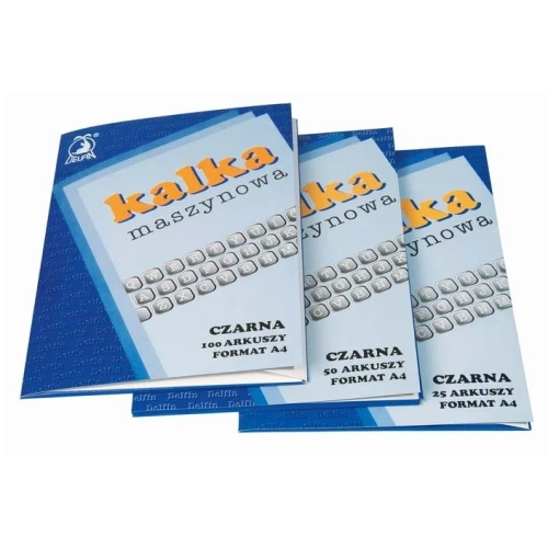 Kalka maszynowa A4 100 arkuszy DELFIN